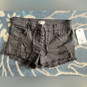 NWT Billabong size 24 Lace Up Shorts